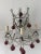 French Amethyst Murano Drops Crystal Prisms Spear Stars Sconces, Circa 1920 For Sale - Image 6 of 14