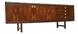 Vintage Marble Top Sideboard by Robert Heritage for Archie Shine, 1960