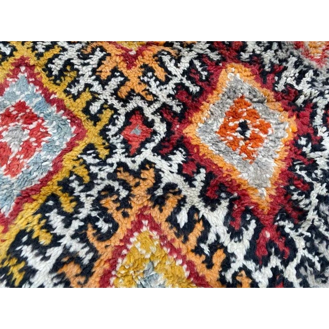 Moroccan Geometric Design Berbere Rug For Sale - Image 4 of 11