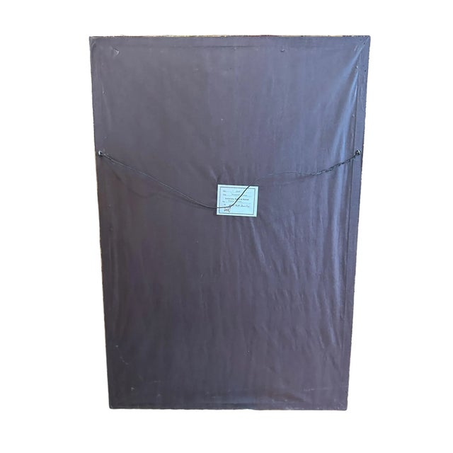 Pair of Asian Inspired Botanical Prints in Gold Bamboo Frames For Sale - Image 12 of 12