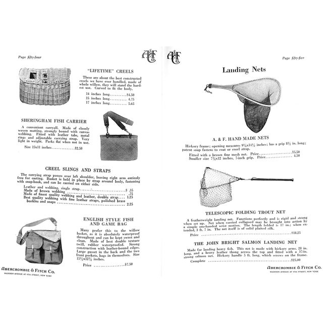 Abercrombie & Fitch Fresh Water Tackle Spring-1938 Catalog For Sale - Image 9 of 13