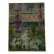 Mid 20th Century Park Scene Oil Painting on Wood Panel For Sale