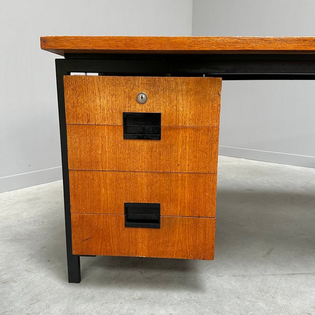 1960s Freestanding EU02 Writing Desk by Cees Braakman for Pastoe, 1960s For Sale - Image 5 of 11