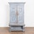 Baroque Early 19th Century Swedish Blue Painted 18 Drawer Cabinet For Sale - Image 3 of 9