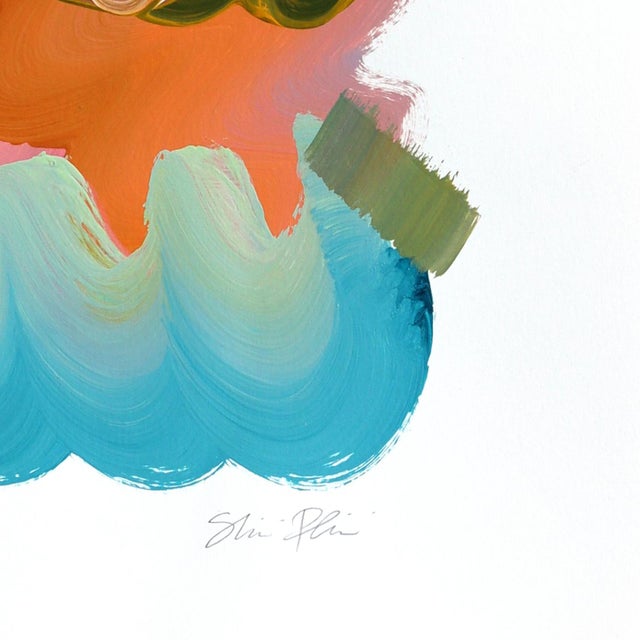 Contemporary 11.24 #12 - Original Textured Abstract Acrylic Painting on Paper by Shiri Phillips For Sale - Image 3 of 7