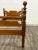 Brown Antique Early 1900s Primitive 3/4 Size Cannonball Bed For Sale - Image 8 of 10