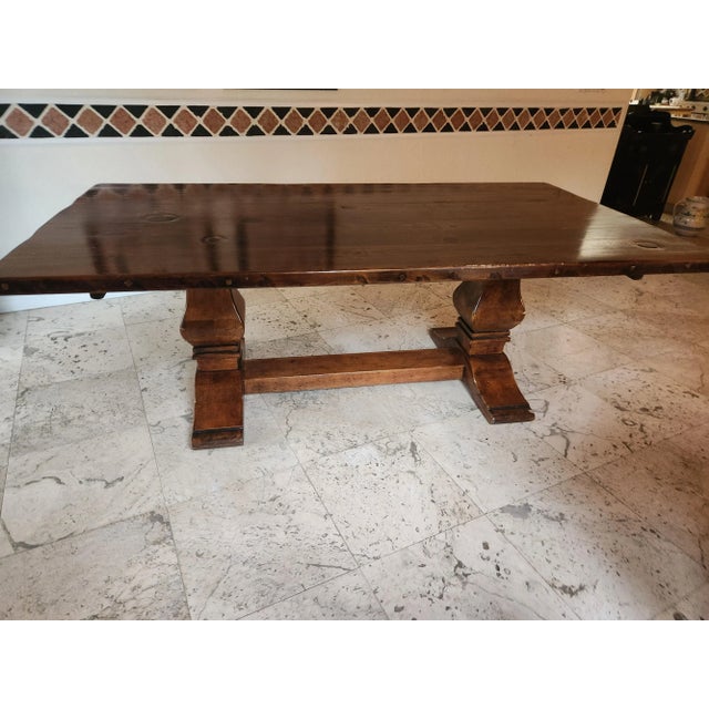 Ralph Lauren 1990s Ralph Lauren Vintage Distressed Table For Sale - Image 4 of 16