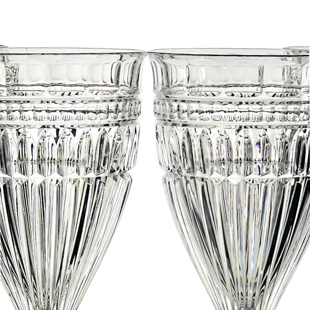 Mikasa Titan Pattern Crystal Iced Tea Glasses Set of 4 For Sale In San Francisco - Image 6 of 10