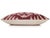 2020s Hand-Knotted Silk Velvet Ikat Lumbar Pillow - 16x24 Plum & Champagne For Sale - Image 5 of 8