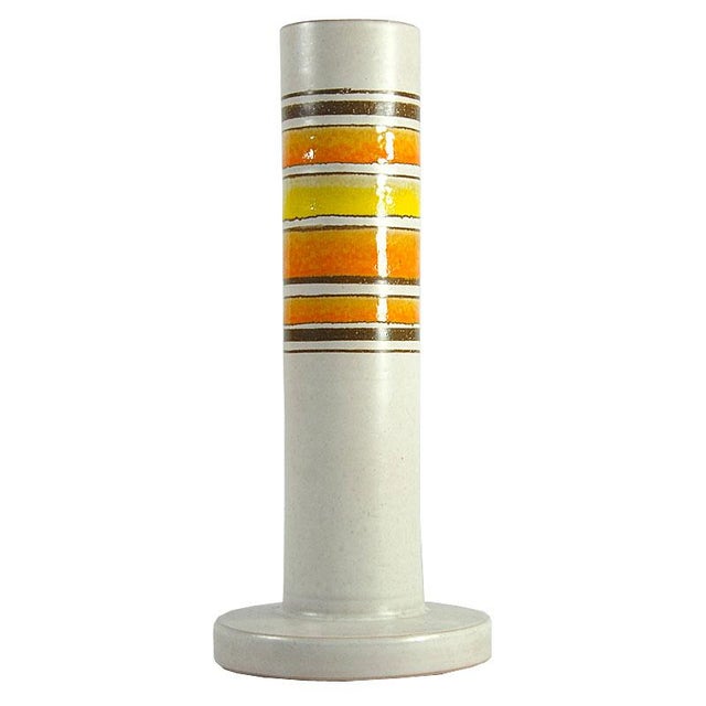 Mid-Century Italian Ceramic Vase attributed to Bitossi for Rosenthal Netter, 1960s For Sale - Image 11 of 11