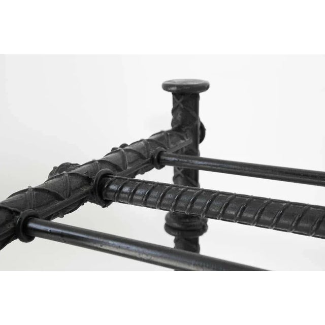 Ilana Goor Style Iron Brutalist Table Base For Sale - Image 11 of 13