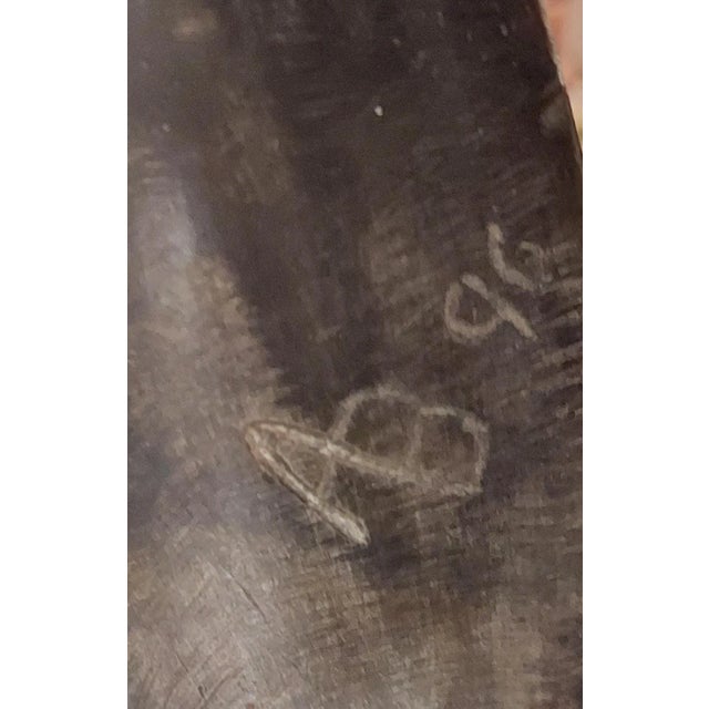 1996 Alex Barrett Abstract Bronze Sculpture For Sale - Image 4 of 5