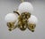 Gold Art Deco Chandelier from Gocar, 1910s For Sale - Image 8 of 13
