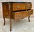 Wood French Louis XV Style Bombé Satinwood Marquetry and Ormolu Mounted Commode, 1940 For Sale - Image 7 of 18