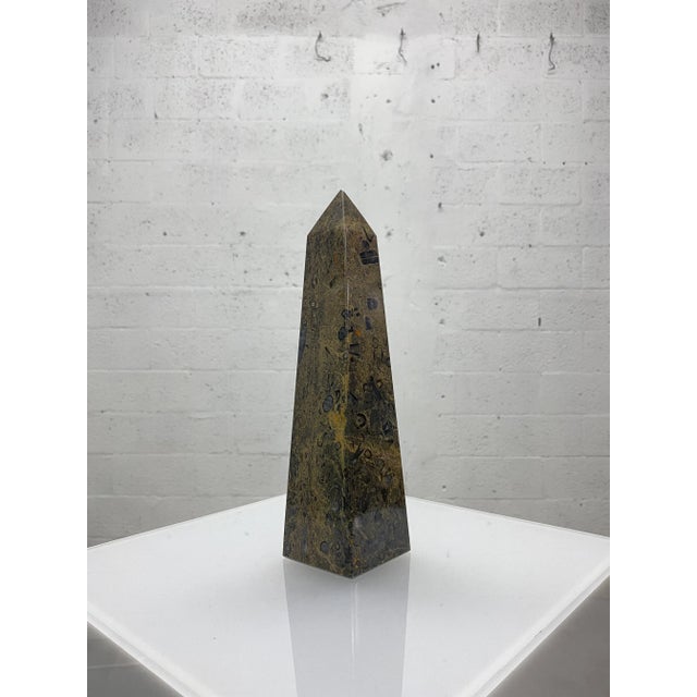Mid-Century Modern Mid-Century Marble Obelisk For Sale - Image 3 of 12