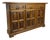 1930s Spanish Rustic Walnut Sideboard with Three Drawers For Sale