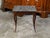 French 19th Century Louis XV Style Walnut Side Table with Grey Marble Top For Sale - Image 4 of 12