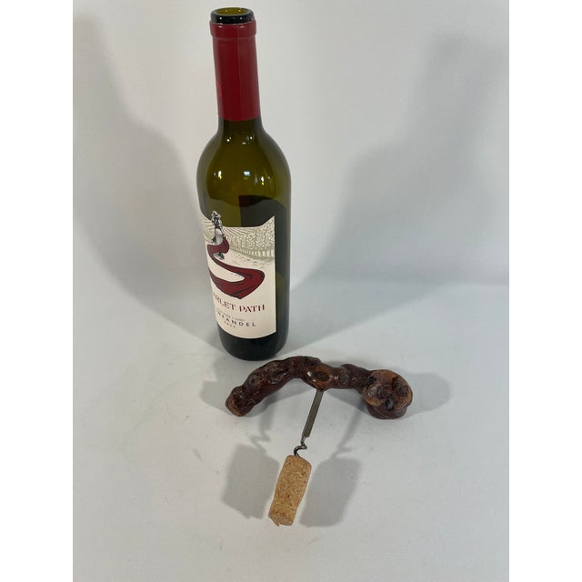 Vintage Mid 20th Century French Natural Grapevine Corkscrew For Sale - Image 12 of 15