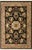 Shabby Chic Medallion 1990's Pak-Persian Black/Beige Wool Rug - 4'2'' X 6'2'' For Sale - Image 9 of 9