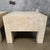 Pair of Vintage Beige Wood & Travertine Side Tables For Sale In Los Angeles - Image 6 of 12