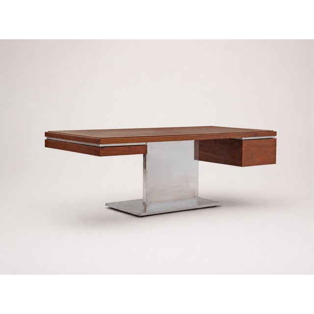 Brown Warren Platner Executive Desk For Sale - Image 8 of 13