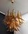 Gold Italian Amber Petal Chandelier, 1995 For Sale - Image 8 of 14