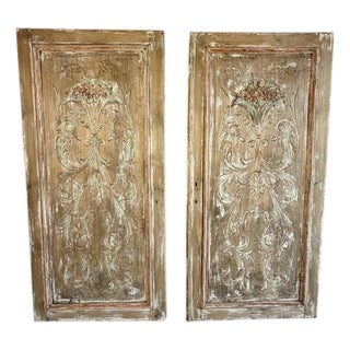 Antique French Louis XV Boiserie Panels, Hand-Carved, Circa 1850 For Sale