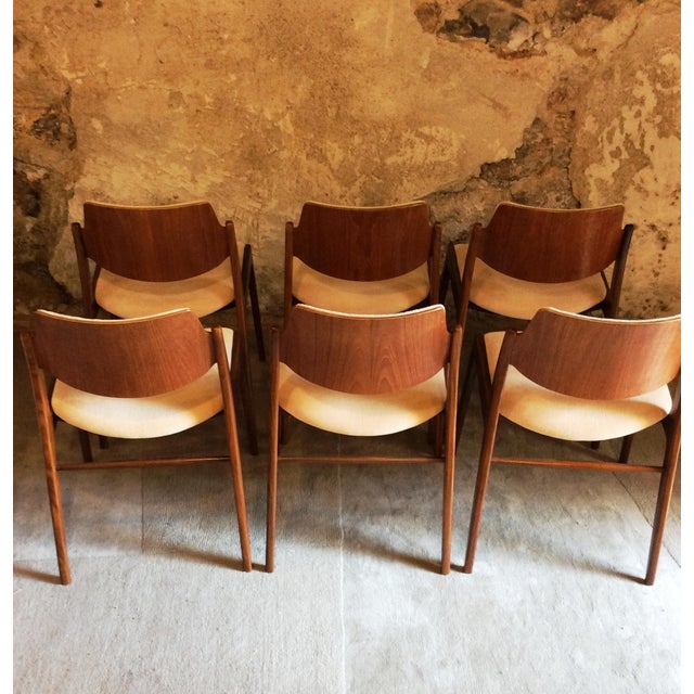 Dining Chairs by Hartmut Lohmeyer for Wilkhahn, 1950s, Set of 6 For Sale - Image 16 of 17