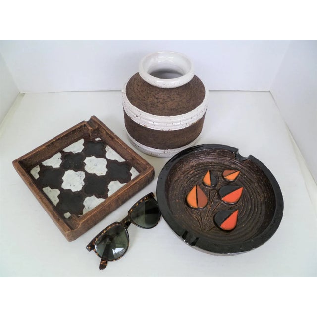 Italian Provenzale Ceramic Ashtray by Aldo Londi for Rosenthal Netter by Bitossi For Sale - Image 9 of 10