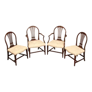 Early 20th Century Georgian Style Mahogany Dining Chairs - Set of 4