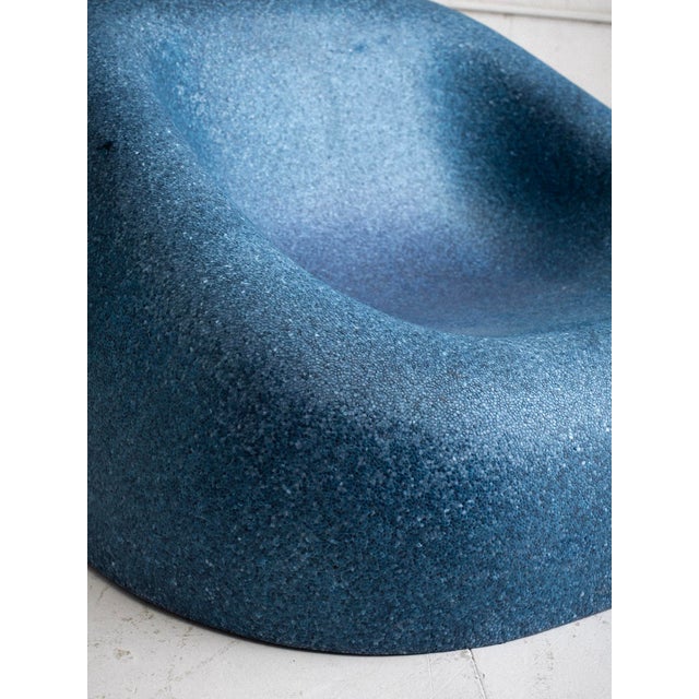 Ross Lovegrove "Air One" Lounge Chair for Edra, Blue For Sale - Image 9 of 12