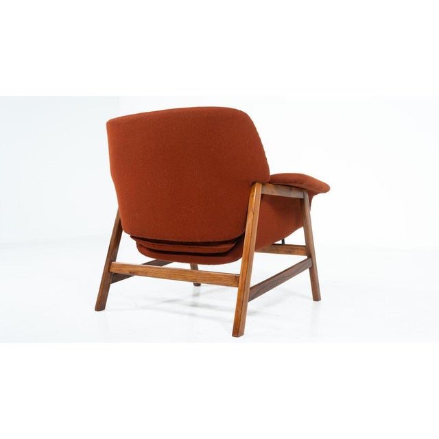 Mod. 849 Armchairs attributed to Gianfranco Frattini for Cassina, 1950s, Set of 2 For Sale - Image 6 of 15