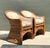Vintage Braided Rattan Armchairs - A Pair For Sale - Image 12 of 17