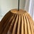 Large Pendant Light in Natural Organic Tubular Teak, 1980s For Sale - Image 6 of 11