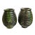 2020s Moroccan Green Ribbed Ceramic Pottery For Sale - Image 5 of 8