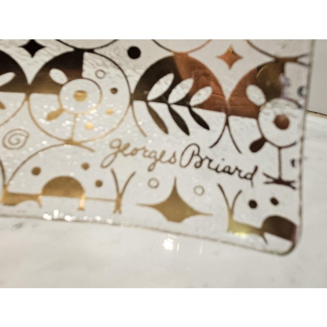 Mid-Century Modern Mid 20th Century Georges Briard Serveware, Signed For Sale - Image 3 of 8