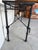 1980s 1980’s Vintage Giacometti-Style Iron and Glass Top Console Table For Sale - Image 5 of 12