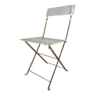 Hollywood Regency Folding Chair by Yonel Lebovici and Bernard Berthet for Marais International, France, 1973 For Sale