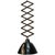 Metal Vintage Industrial Black Enamel Scissor Pendant Light, 1950s For Sale - Image 7 of 7