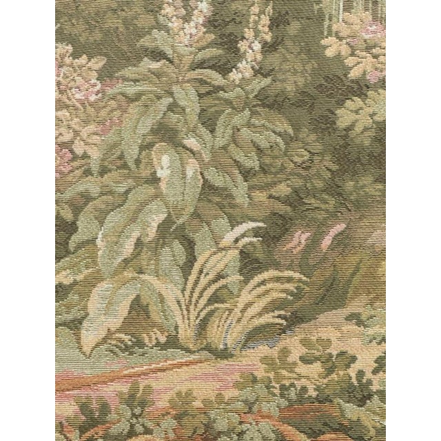 Vintage Aubusson Style Jacquard Tapestry, 1980s For Sale - Image 11 of 18