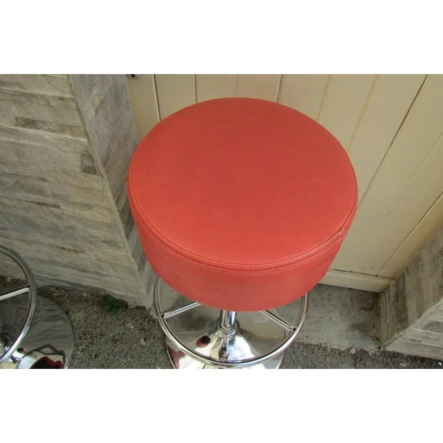 American Swivel Bar Stools, 1970s, Set of 2 For Sale - Image 4 of 8