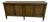 1960s Baker Furniture Walnut Credenza With Brass Pulls For Sale