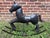 Vintage Handcrafted Hammered Metal Rocking Horse Sculpture For Sale - Image 9 of 18