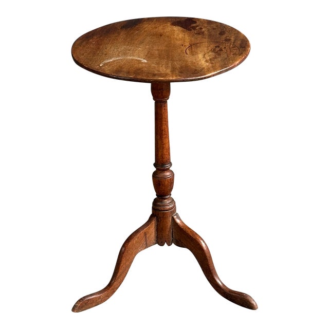 19th Century Mahogany Candlestick Table For Sale