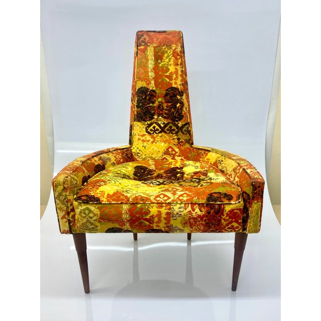 Mid-Century Modern Relocation Super Sale! 1950s Slipper Chair in the Manner of Adrian Pearsall For Sale - Image 3 of 12
