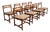 Vintage Dining Chairs from Asko, Finland, 1960s, Set of 8 For Sale