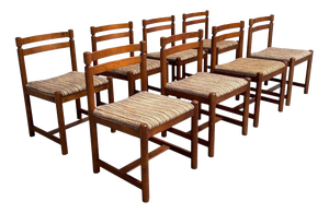 Vintage Dining Chairs from Asko, Finland, 1960s, Set of 8