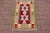 1970s Southwestern Style Geometric Design Handmade Oushak Accent Rug For Sale - Image 9 of 9