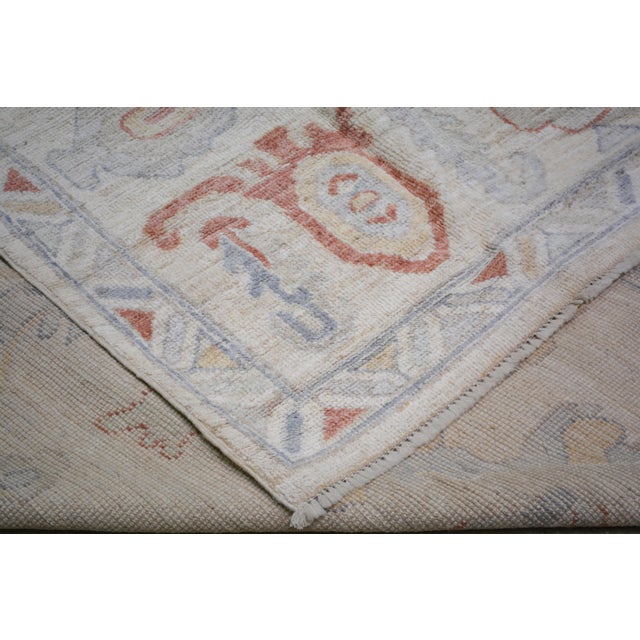 2010s Turkish Oushak Hand Knotted Wool Rug, 9'10''x14' For Sale - Image 5 of 5