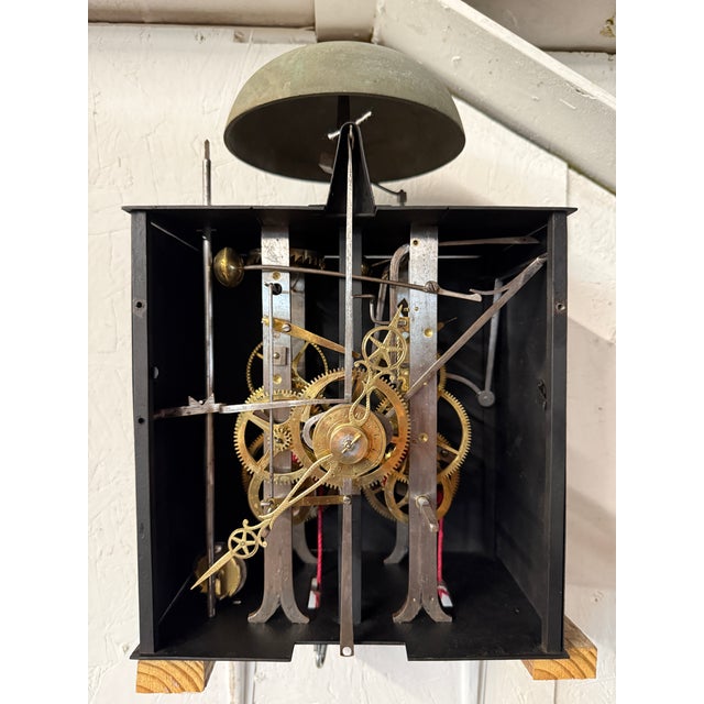 Metal A Late 19th Century Morbier Works for a Tall Case Clock From Jobert Horloger at St Laurent Mâcon For Sale - Image 7 of 15